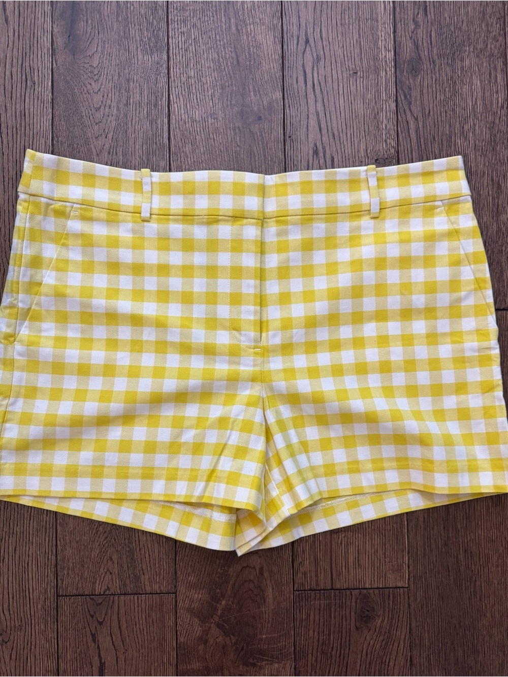 Loft Riviera Yellow Gingham Women's Shorts